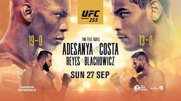 UFC 253: Adesanya vs. Costa Predictions & Betting Tips