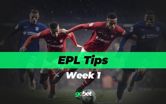 gobet epl week 1 tips