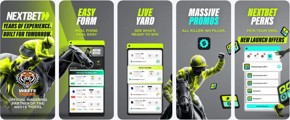 NextBet app screenshots
