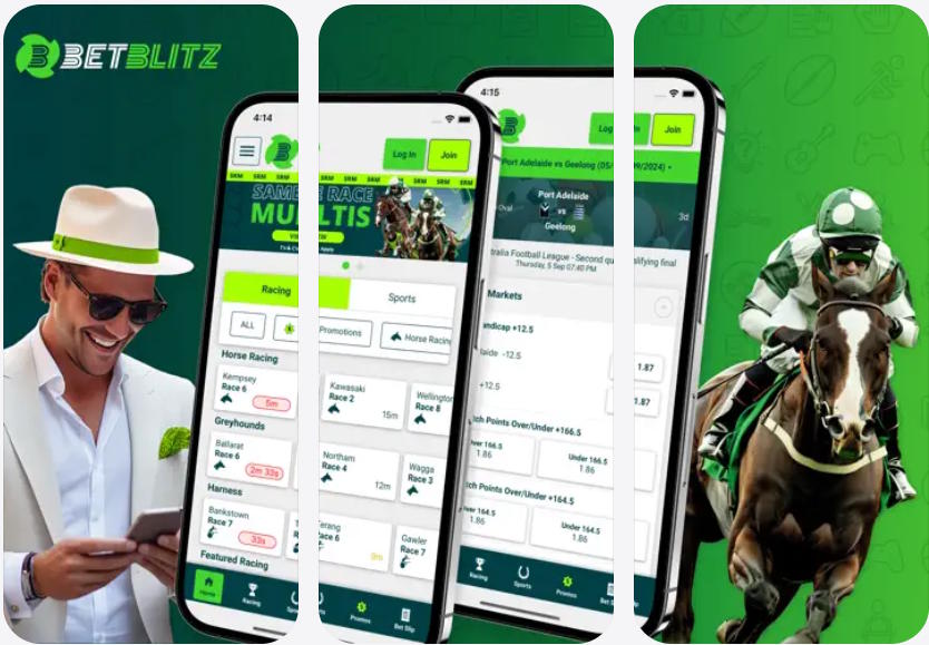 betblitz betting app screenshot