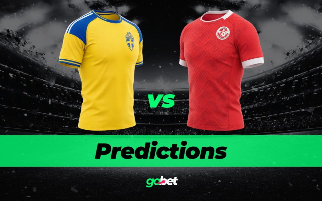 gobet sweden vs tunisia fifa world cup 2026 predictions