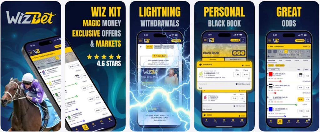 wizbet betting app screenshots
