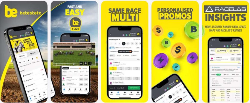 betestate betting app screenshot