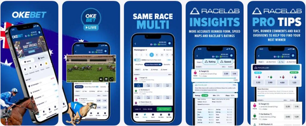 okebet betting app screenshot
